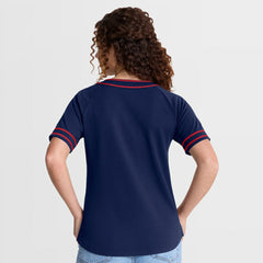 MLB Boston Red Sox Fanatics Women's Diva Race Ahead Raglan V-Neck T-Shirt