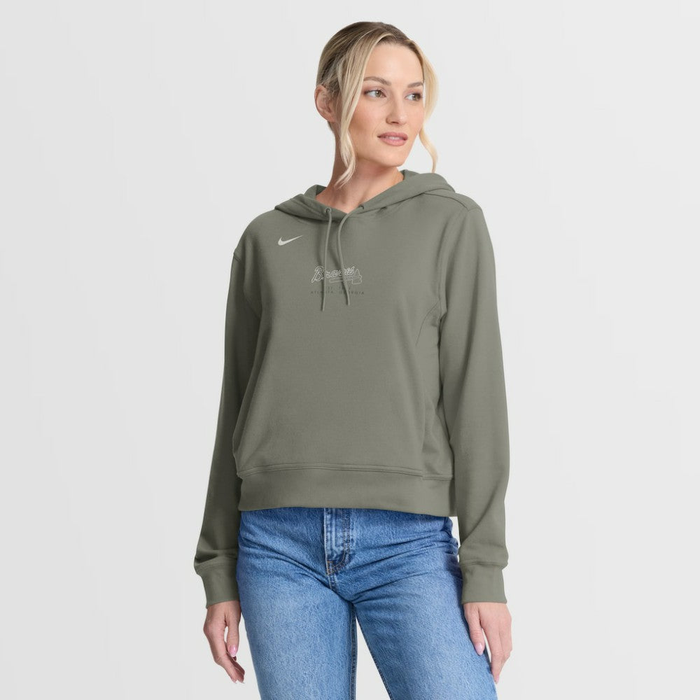 MLB Atlanta Braves Nike Women's One Tri-Blend Dri-FIT Hoodie