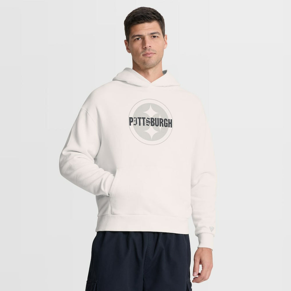 Oversized Type Play Location Hoodie - Pittsburgh Steelers