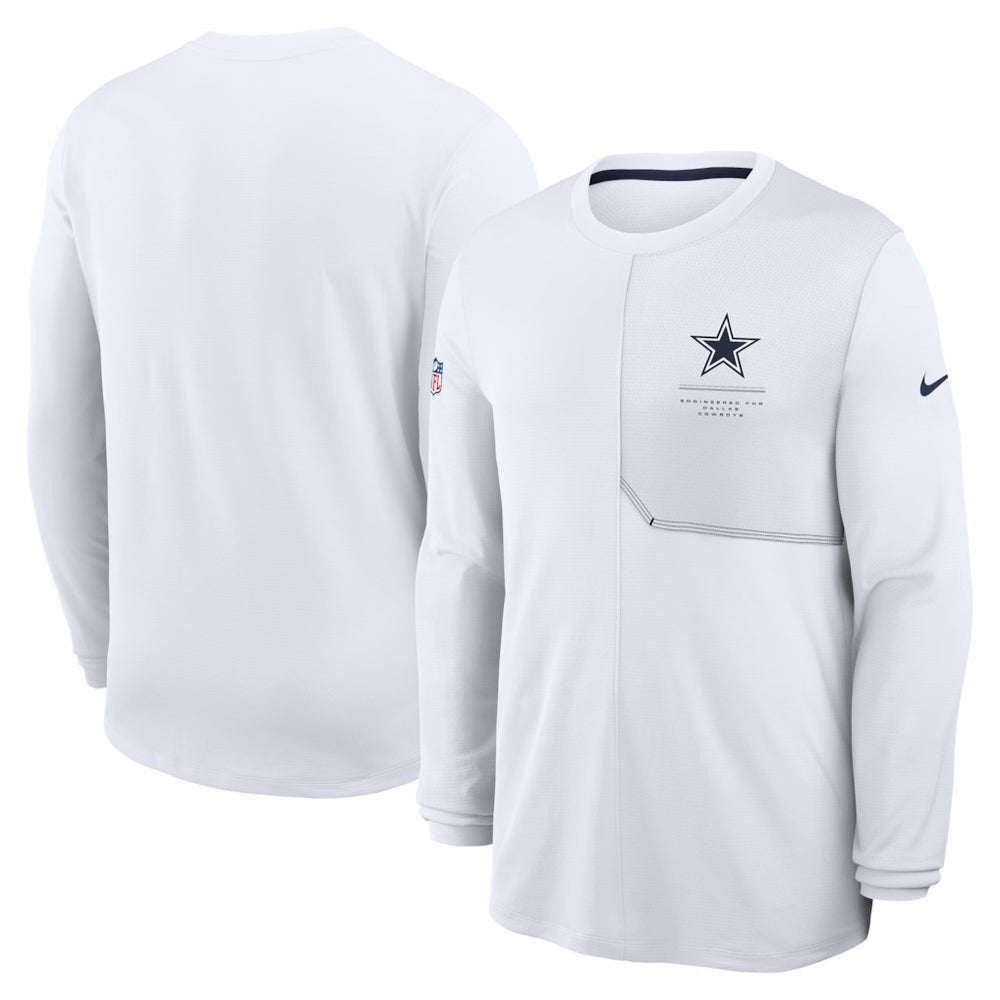 Sideline Coach UV Dri-FIT Long Sleeve Shirt - Dallas Cowboys