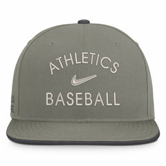 MLB Athletics Nike Pro Dri-FIT Snapback Hat