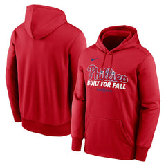 MLB Philadelphia Phillies Nike 2025 MLB Postseason Authentic Collection Therma Fleece Hoodie