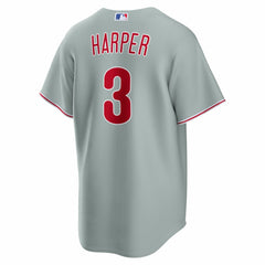 MLB Bryce Harper Philadelphia Phillies Nike Road Replica Jersey