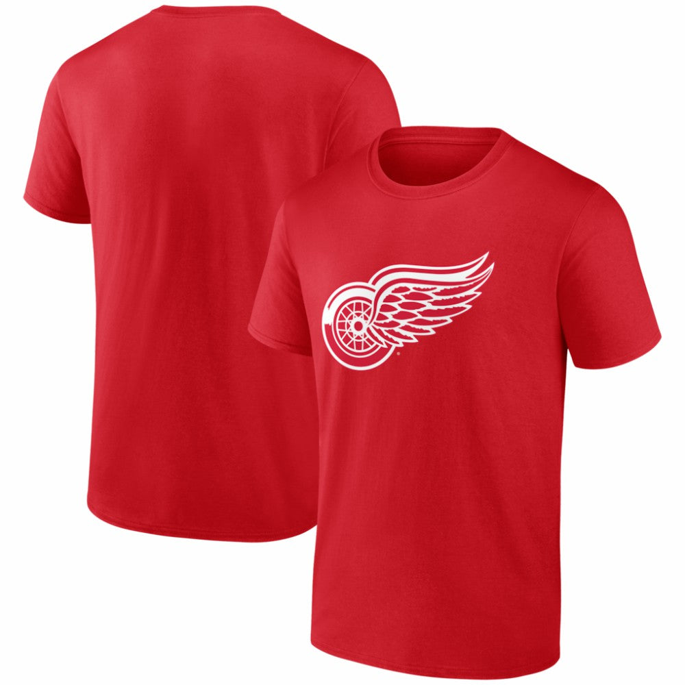 NHL Red Detroit Red Wings Logo Athletic Essential T-Shirt