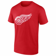 NHL Red Detroit Red Wings Logo Athletic Essential T-Shirt