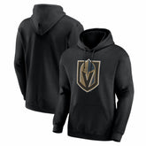 NHL Black Vegas Golden Knights Logo Athletic Essential Hoodie