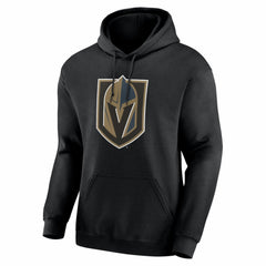 NHL Black Vegas Golden Knights Logo Athletic Essential Hoodie