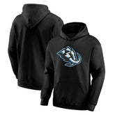 NHL Black Utah Mammoth Logo Athletic Essential Hoodie