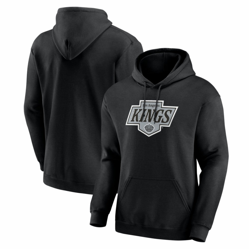 NHL Black Los Angeles Kings Logo Athletic Essential Hoodie