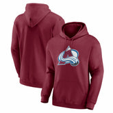NHL Burgundy Colorado Avalanche Logo Athletic Essential Hoodie