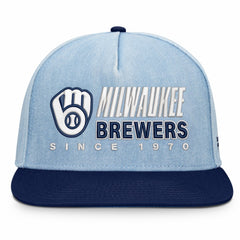 MLB Milwaukee Brewers Fanatics Twinbill Snapback Hat