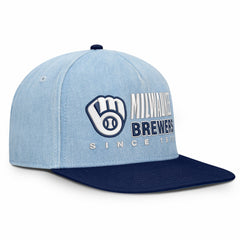MLB Milwaukee Brewers Fanatics Twinbill Snapback Hat