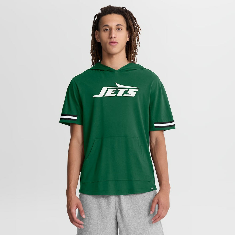 Optimal Play Short Sleeve Hooded T-Shirt - New York Jets