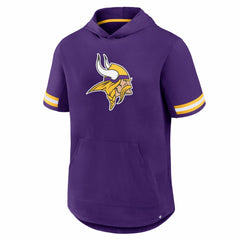 Optimal Play Short Sleeve Hooded T-Shirt - Minnesota Vikings