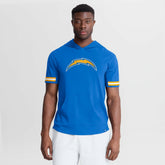 Optimal Play Short Sleeve Hooded T-Shirt - Los Angeles Chargers
