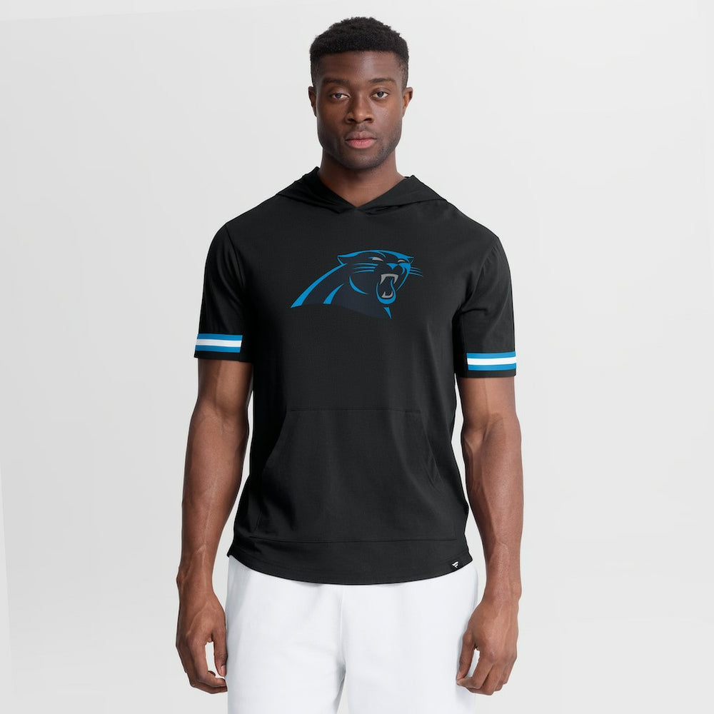 Optimal Play Short Sleeve Hooded T-Shirt - Carolina Panthers