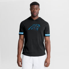 Optimal Play Short Sleeve Hooded T-Shirt - Carolina Panthers