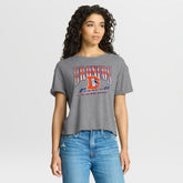 Women's Overplayed Tribute Tri-Blend Boxy T-Shirt - Denver Broncos