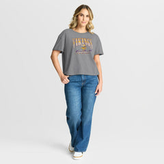 Women's Overplayed Tribute Tri-Blend Boxy T-Shirt - Minnesota Vikings