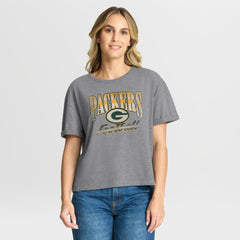 Women's Overplayed Tribute Tri-Blend Boxy T-Shirt - Green Bay Packers