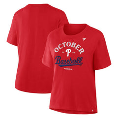 MLB Philadelphia Phillies Women's Fanatics 2025 MLB Postseason Locker Room T-Shirt