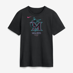MLB Miami Marlins Nike City Connect Large Logo T-Shirt