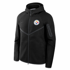 Tech Fleece Raglan Full-Zip Windrunner Hoodie - Pittsburgh Steelers