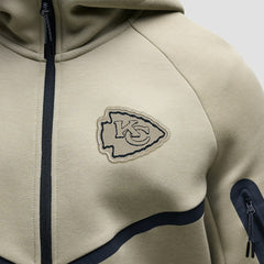 Tech Fleece Raglan Full-Zip Windrunner Hoodie - Kansas City Chiefs