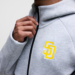 MLB San Diego Padres Nike Tech Fleece Raglan Full-Zip Windrunner Hoodie