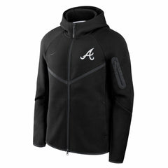 MLB Atlanta Braves Nike Tech Fleece Raglan Full-Zip Windrunner Hoodie