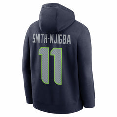 Jaxon Smith-Njigba Name & Number Fleece Hoodie - Seattle Seahawks