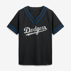 MLB Los Angeles Dodgers Fanatics Women's Diva Race Ahead Raglan V-Neck T-Shirt