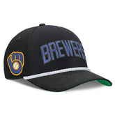 MLB Milwaukee Brewers Nike Cooperstown Collection Rise Adjustable Hat