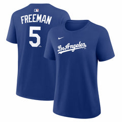 MLB Freddie Freeman Los Angeles Dodgers Nike Women's Alternate Name & Number T-Shirt