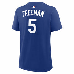 MLB Freddie Freeman Los Angeles Dodgers Nike Women's Alternate Name & Number T-Shirt