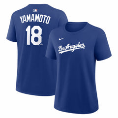 MLB Yoshinobu Yamamoto Los Angeles Dodgers Nike Women's Alternate Name & Number T-Shirt