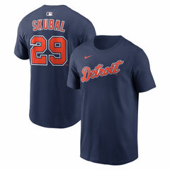 MLB Tarik Skubal Detroit Tigers Nike Name & Number T-Shirt