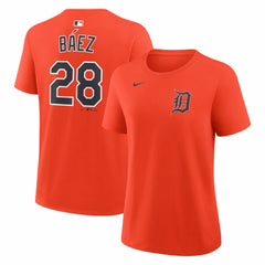 MLB Javier Báez Detroit Tigers Nike Women's Name & Number T-Shirt