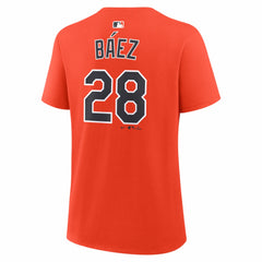 MLB Javier Báez Detroit Tigers Nike Women's Name & Number T-Shirt