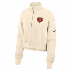 Women's Legacy Phoenix Fleece Cropped Half-Zip Sweatshirt - Chicago Bears