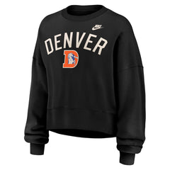 Women's Oversized High Hip Legacy Arch Phoenix Fleece Sweatshirt - Denver Broncos