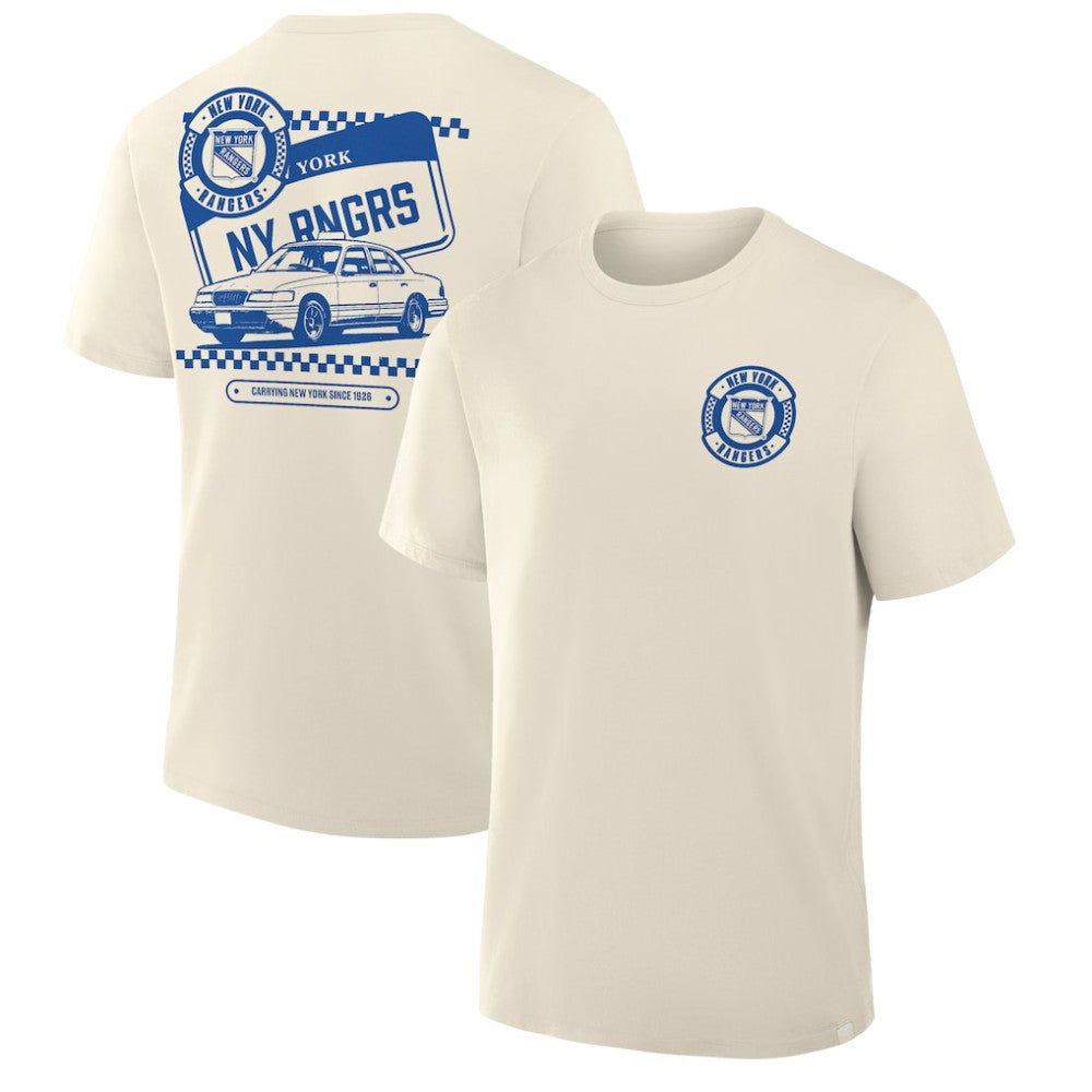 NHL Cream New York Rangers Fanatics Team Culture T-Shirt