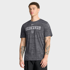 MLB Milwaukee Brewers Nike Velocity Dri-FIT T-Shirt