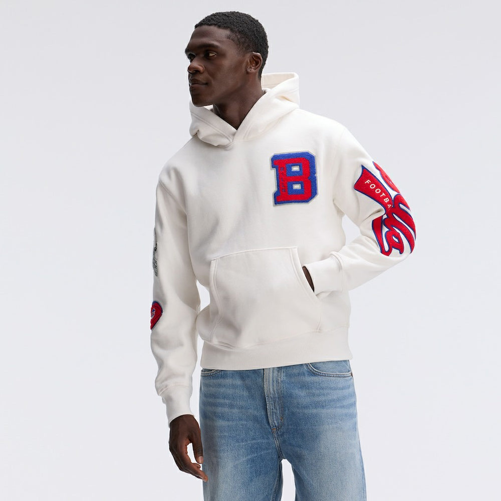 IconicFleece Letterman Hoodie - Buffalo Bills