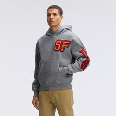 IconicFleece Letterman Hoodie - San Francisco 49ers