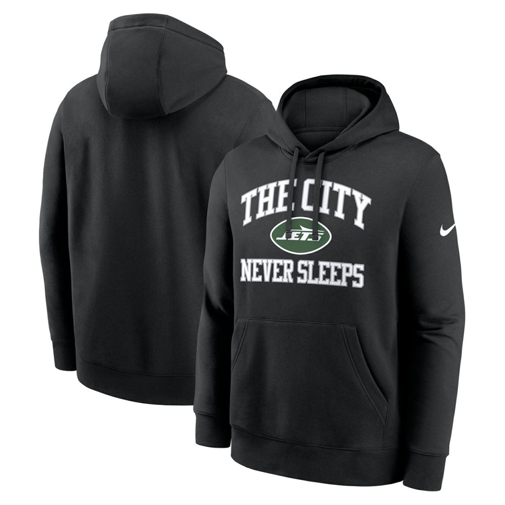 The City Never Sleeps Club Fleece Hoodie - New York Jets
