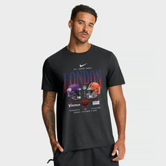 Minnesota Vikings vs. International Games London 2025 T-Shirt - Cleveland Browns