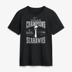 Super Bowl LX Champions Locker Room Trophy Collection Replica T-Shirt - Seattle Seahawks