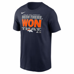 2025 AFC West Division Champions Locker Room Trophy Collection T-Shirt - Denver Broncos