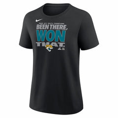 Women's 2025 AFC South Division Champions Locker Room Trophy Collection T-Shirt - Jacksonville Jaguars